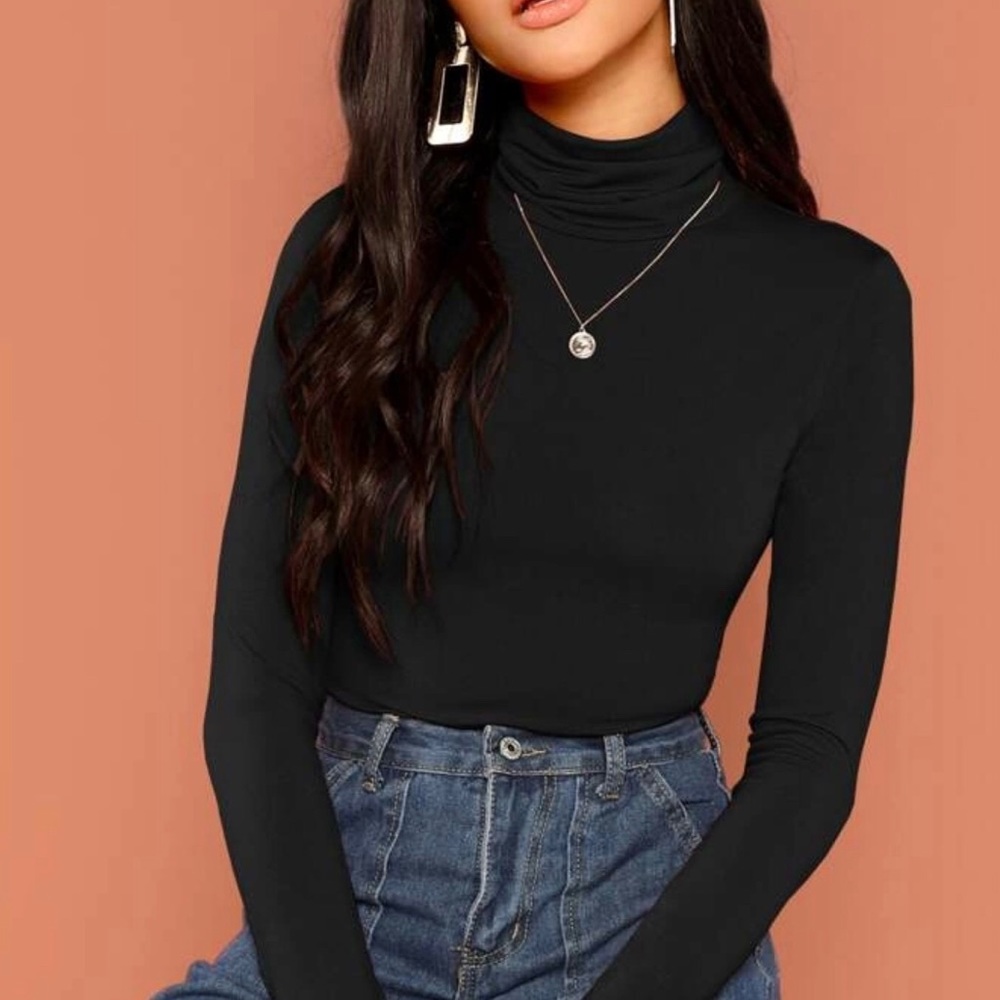Black turtleneck